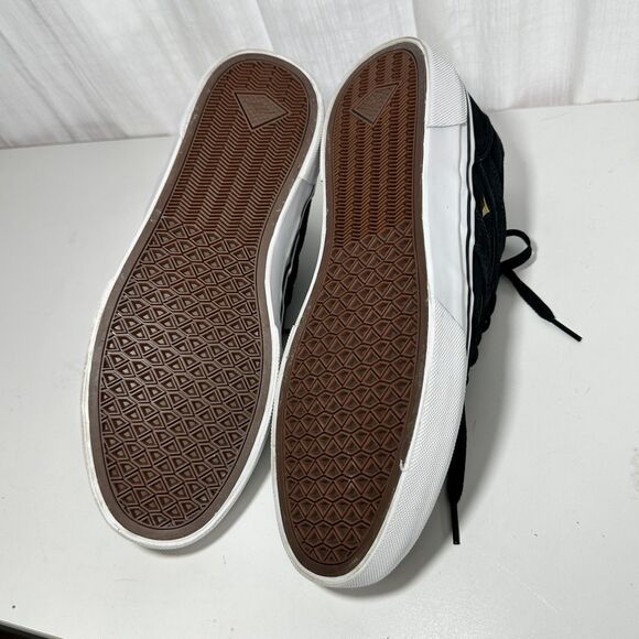 Emerica Tilt G6 Vulc Skateboard Shoes Black/White/Gold New In Box 10.5 10 1/2 main image 11